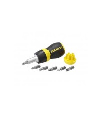 Surubelnita magnetica MultiBit cu clichet si 6 varfuri 0-66-358 Stanley foto