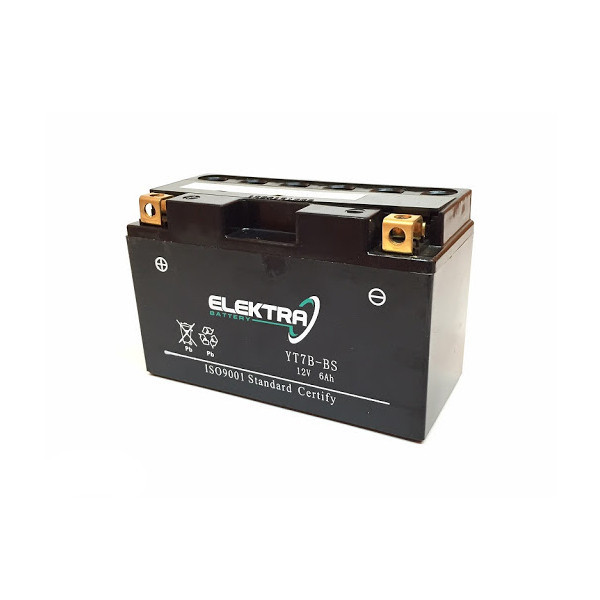 Baterie moto + electrolit 12V7Ah YT7B-BS= YT7B-4 Cod Produs: MX_NEW 246610150RM