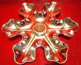 SFESNIC CERAMICA CU GLAZURA ARGINTIE 25.5 CM