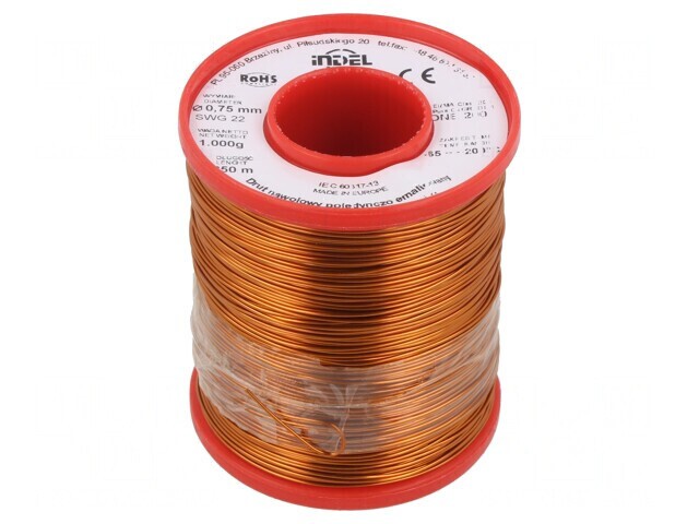 S&acirc;rmă Emailată 0,75mm 1kg Cu 65-200&deg;C
