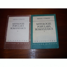 MITOLOGIE POPULARA ROMANEASCA - MIHAI COMAN 2 VOLUME foto