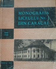 Monografia liceului nr 1 din Caracal Craciun Patru