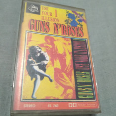 CASETA AUDIO GUNS N'ROSES-USE YOUR ILLUSION RARITATE!!! ORIGINALA EURO STAR