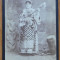 Foto pe carton gros , Costume populare , Bucuresti , sfarsit de secol 19