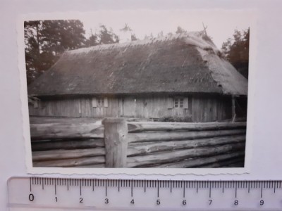 Fotografie cu casă de la Muzeul Etnografic din Riga, Letonia foto