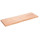 Cumpara ieftin Blat de masă maro 180x60x(2-6) cm, lemn masiv stejar tratat