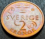 Cumpara ieftin Moneda 2 COROANE / KRONOR - SUEDIA, anul 2016 * cod 2487 B = UNC PATINA, Europa