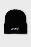 Levi&#039;s căciulă culoarea negru D5548.0006-59