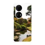 Husa compatibila cu Huawei Nova Y70 model Japanese garden, Silicon, TPU, Viceversa