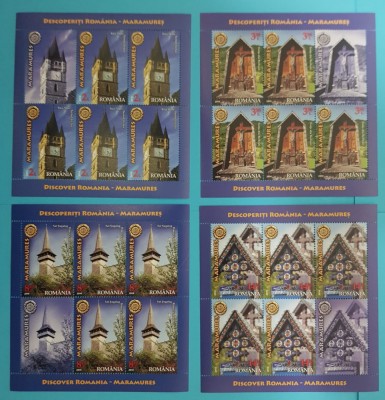TIMBRE ROMANIA 2014 L.P.2030 c DESCOPERITI ROMANIA MARAMURES MNH** foto