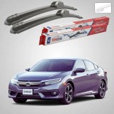 Cumpara ieftin Ștergătoare Honda Civic X FC Sedan 2017-prezent | Set Față Flat &ndash; TeamCar&reg;