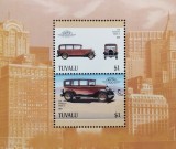 BC988, Tuvalu, 2 colite masini si trenuri (vezi si pozele pe spate, 4 poze)
