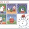 Gibraltar 2001 - Craciun, desene animate, Snoopy, bloc neuzat
