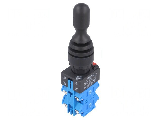 Joystick Comutator 22mm 4 NO Negru