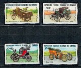 Comores 1984 - Masini de epoca, serie neuzata