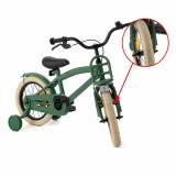 Cumpara ieftin Bicicleta pentru copii, reglabila pe inaltime, roti 16 inch, V-brake, cadru otel, roti ajutatoare, RESIGILATA