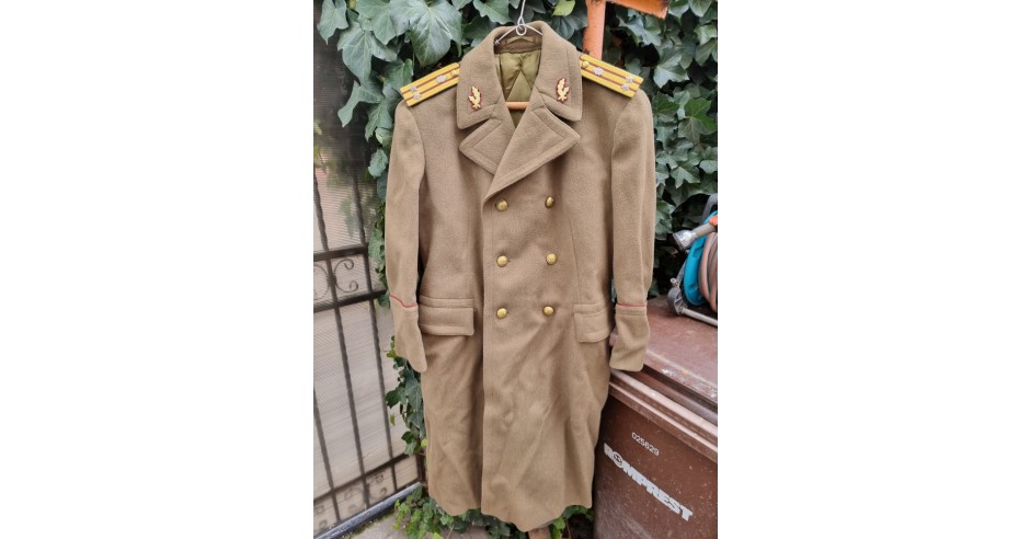 Manta de ofiter de pompieri, cu gradul de locotenent-colonel, din ...