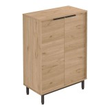Cumpara ieftin Suport pantofi Kinga, Pako World, 5 rafturi, Natural, 72x35x105 cm