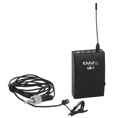 Microfon lavaliera wireless canal A 865mHz ibiza UHFBPMIC-A foto