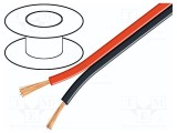 Cablu difuzor 2x4mm2 litat CCA negru-roșu Goobay