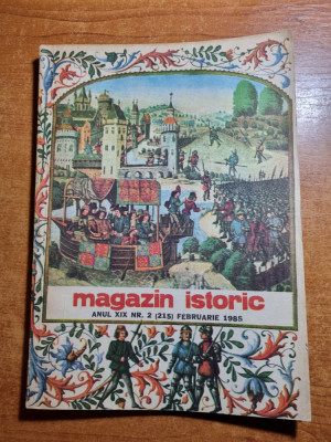 Revista Magazin Istoric - februarie 1985 foto