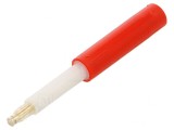 Mufă Banană 2mm 25A Roșie Argintată 47mm