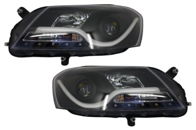 Faruri LED DRL VW Passat B7 (10.2010-10.2014) Negru Performance AutoTuning foto