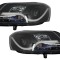 Faruri LED DRL VW Passat B7 (10.2010-10.2014) Negru Performance AutoTuning