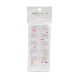 Figurine volumetrice 3D pentru manichiură, set (funde și flori de diferite culori)