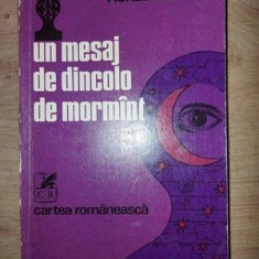 Un mesaj de dincolo de mormint- Aurel Mihale