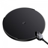 Incarcator Retea Wireless Baseus Digital Led Display Gen 2, 15W, 1.67A, Negru CCED000001