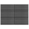 VidaXL Plăci de pardoseală, 6 buc., gri, 60 x 30 cm, WPC, 1 m&sup2;
