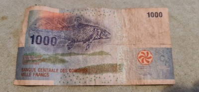 Insulele Comore - 1000 francs 2005. foto