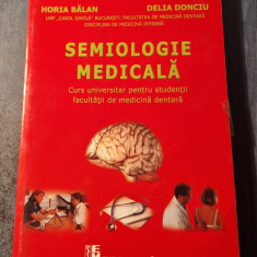 Semiologie medicala curs universitar medicina dentara Horia Balan Delia Donciu