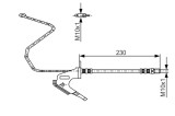 BOSCH 1 987 481 161 Furtun frana