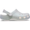 Saboti Crocs Classic Iridescent Glitter Clog Kids Alb - White, 34, 36, 37