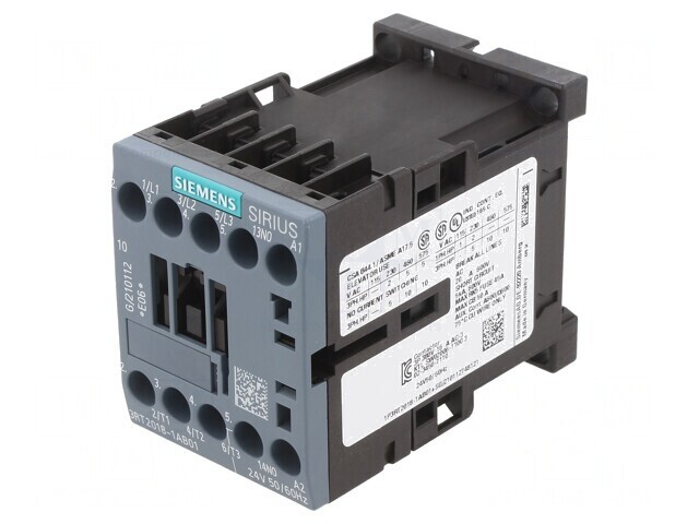 Contactor 3P 24VAC 17A 690V NO x3 Auxiliare NO