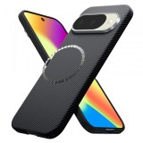 Husa MagSafe pentru Google Pixel 10 Pro / 10, Techsuit, Aramid Fiber, Neagra