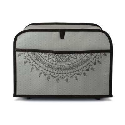 Husa de protectie Kwmobile pentru 2 felii, Gri, Plastic, KWM000014QP004C foto