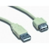 CABLU USB GEMBIRD prelungitor USB 2.0 (T) la USB 2.0 (M) 0.75m alb CC-USB2-AMAF-75CM/300