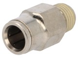 Racord Push-in Alamă Nichelată BSP 1/4"