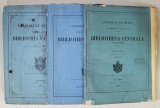 CATALOGUL ALFABETIC CU CARTILE AFLATE IN BIBLIOTECA CENTRALA BUC.1865 VOL.I-III
