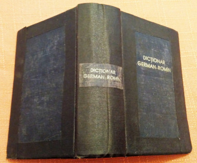 Dictionar German-Roman. Editura Stiintifica, 1958 - Mihai Isbasescu foto