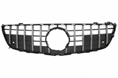 Grila Centrala Mercedes SL-Class R231 (2012-2016) GT-R Panamericana Design Negru / Chrome Performance AutoTuning foto