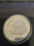 D2 Tonga 1 Pa anga / Argint .925, 31.47 g /Sailing ship &ldquo;La Princesa&rdquo;/ ex proof /din foto