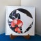 Placheta (tablou) ceramica serigrafie - semnata Roberto Tortoli, Gabriel Suedia