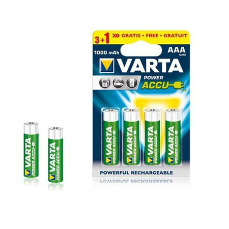 Acumulatori r3 aaa 1000mah blister 4 buc varta