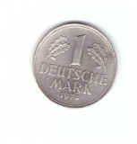Moneda Germania 1 mark/marca 1974 J, stare foarte buna, curata, Europa, Cupru-Nichel