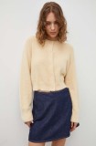 Levi&#039;s cardigan femei, culoarea bej, light