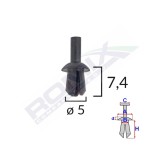 Clips Fixare Pentru Audi/Vw 5X7.4Mm - Negru Set 25 Buc 135796 A175069-RMX